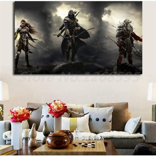 Blades Online Skyrim Dark Brotherhood HD Canvas Posters Prints Wall Art Painting Decorative Picture Modern Home Decor