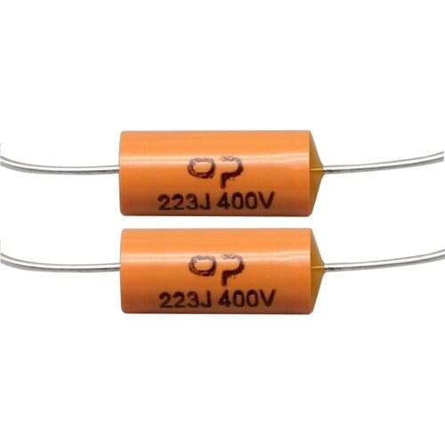 NEW 2pcs Guitar MKP Capacitors 223J 400V Metallized Polyester Film Capacitors for Electric Guitar Bass