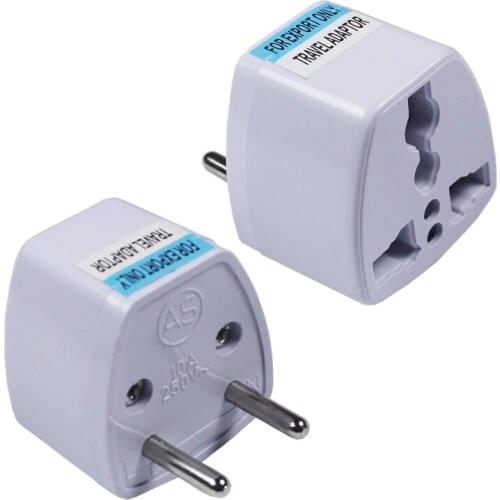 New Arrival 2019 Best Price Universal UK US AU to EU AC Power Socket Plug Travel Charger Adapter Converter LXOZD-01-1