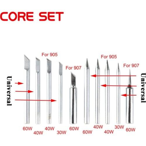 New Lead-Free Soldering Solder Iron Tip kit For 905 907 Universal Electric Iron Tip Soldering Station High Quality