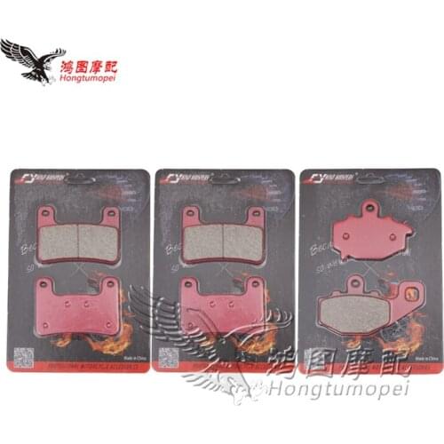 Motorcycle Front Rear Brake Pads For Kawasaki ZX-10R 2008-2010 Z1000 2010-2021 Z1000SX 2011-2021 Ninja 1000