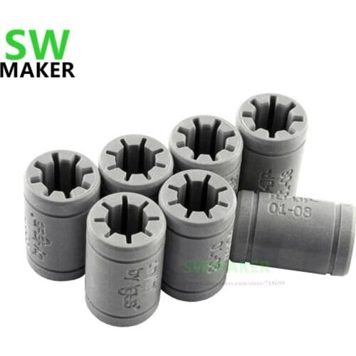 7pcs DRYLIN PLASTIC LINEAR SHAFT BEARINGS RJ4JP-01-08 for Anet Reprap Prusa i3 3D Printer