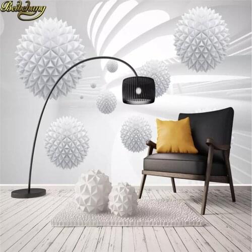 Beibehang Custom Ball geometric space Photo Wallpaper 3D Murals background TV Backdrop Wall Decor 3D waterproof mural Wall Paper