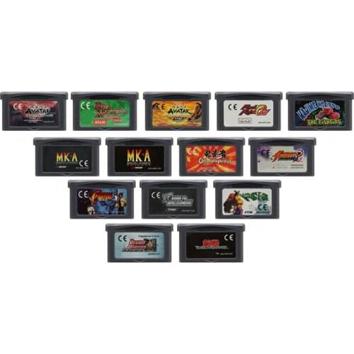 Superior 32 Bit Video Game Cartridge Memory Card for Nintendo GBA The Fighting Genre Series English Language