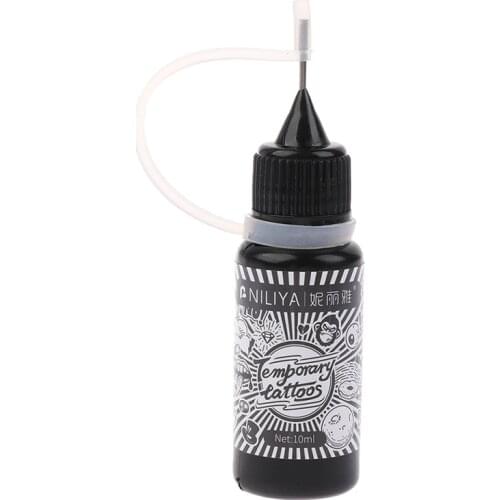 10ml Professional Semipermanent Henna Tattoo Ink Paste Cones Organic Juice Ink Mehendi Body Art Paint Cream Tattoo Supply Tool