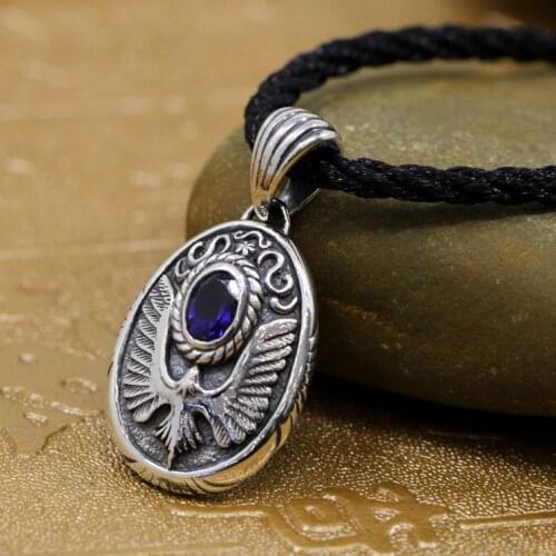 S925 silver jewelry wholesale Eagle retro exquisite Pendant