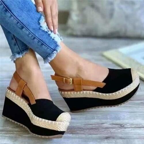 Women Sandals 2021 Summer Sandals Women Heels Shoes With Platform Sandals Shoes Woman Wedges Sandalias Mujer High Heels Sandales