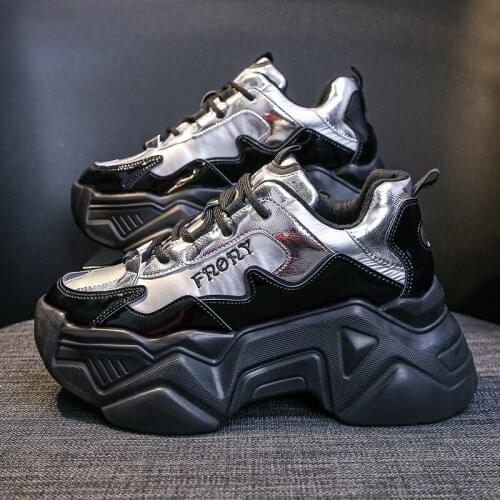 Spring Women Sneakers 2021 Female Platform Casual Walking Chunky Shoes Women Fashion Gray New Winter Warm Fur Vulcanize Sneakers