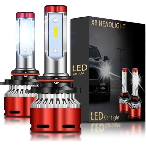 2x 9012 HIR2 LED Bulb Car Headlight Bulbs H1 H3 H7 H11 9005 9006 H4 High Low For VW Volkswagen Passat B5 B6 B7 B8 B5.5 MK5 MK6