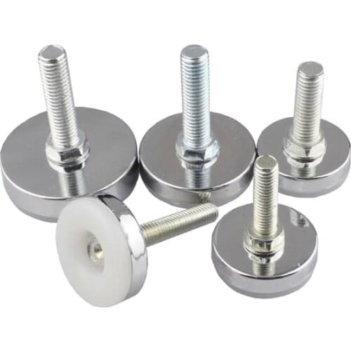 8pcs Bolt Chair Feet Floor Protector Sofa Cabinet Table Adjustable leveling Leg Glide Base Screw-in Furniture Accessory M10 M8