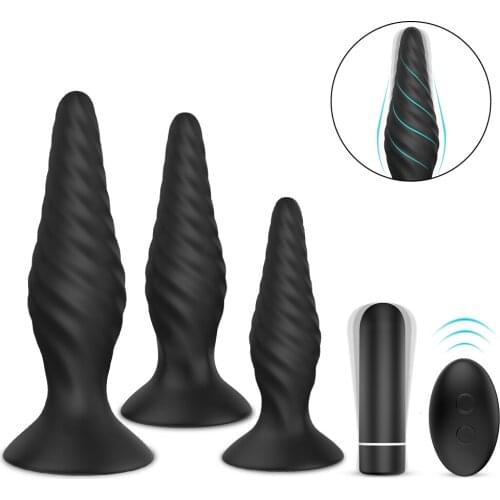 Butt Plug Wireless Remote Dildo Vibrator With Suction Cup For Male Gay Prostate Massager Anal Plug Bullet Vibrator Anal Sex Toy
