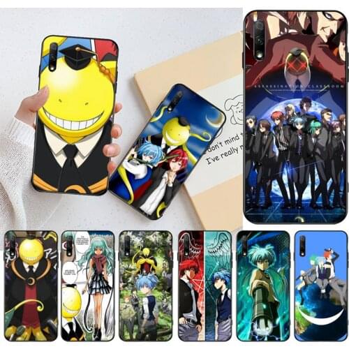 CUTEWANAN Assassination Classroom Silicone Black Phone Case for Huawei Honor 30 20 10 9 8 8x 8c v30 Lite view pro