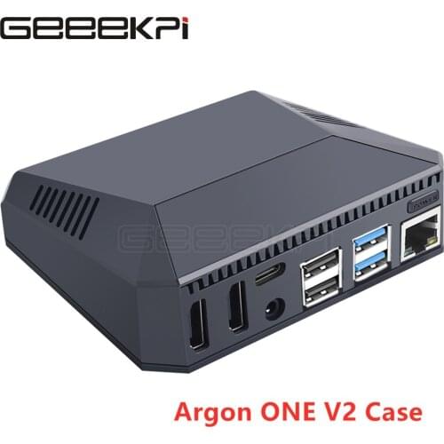 Geeekpi ARGON ONE V2 Raspberry Pi 4 Case Aluminum Case for Raspberry Pi 4 Model B
