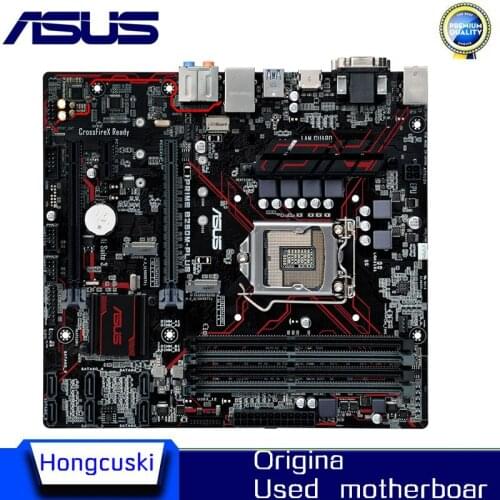 For Asus PRIME B250M-PLUS Desktop Motherboard Socket LGA 1151 DDR4 B250 SATA3 USB3.0 Motherboard