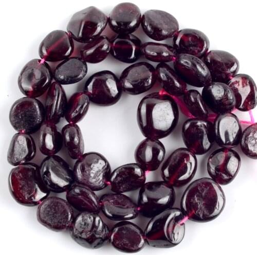 Natural Irregular Gem Garnet Stone Beads For Jewelry Making Freeform Spacer Loose Beads Diy Bracelet Necklace Accessories 15