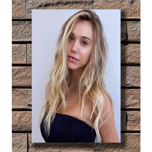 F004 Alexis Ren Sexy Model Beauty Actress Girl Star Silk Cloth Poster Art Bedroom Decoration