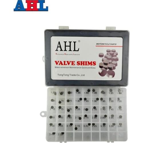 47pcs Motorcycle Adjustable 7.48mm Valve Shims Kit for Honda ST1300 ST1100 ABS / VF750C V45 VF750CD Magna / VFR750F Interceptor