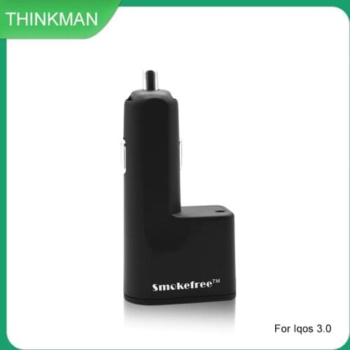 THINKMAN Origin Portable 5V Car Charger For Iqos 3.0 Dedicated Vehicle Chargers Holder For Iqos3 USB Charging With LED Indicator