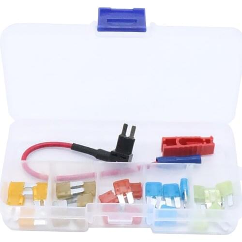 25x Micro2 Fuse Blade 5A 7.5A 10A 15A 20A And ADD A Circuit TAP Fuse Holder Fusible cuchilla fusible