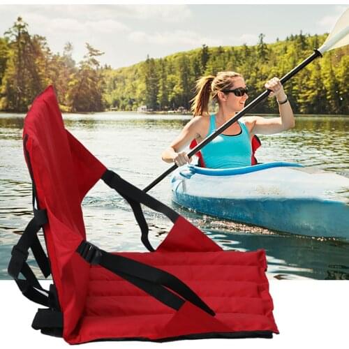Portable Kayak Seat Padded Surfboard Seat Cushion Kayak Pad Seat Padding Soft Anti-Skid Pad Adjustable Backrest with Boat Pad