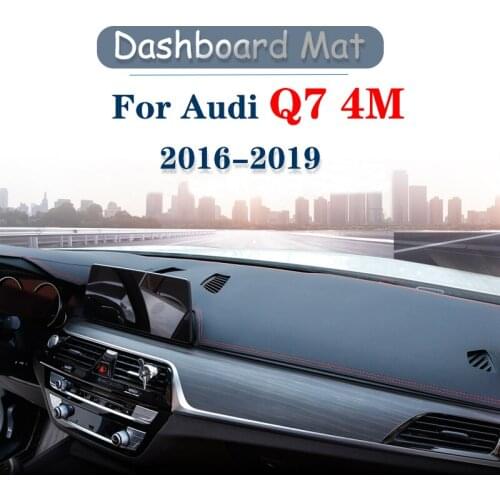 For Audi Q7 4M 2016-2019 Anti-Slip Mat Dashboard Cover Pad Sunshade Dashmat Protect Carpet Car Accessories