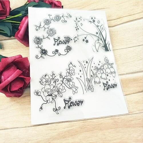 Hot selling tree transparent clear stamp / silicone seal roller stamp DIY scrapbook album / card production