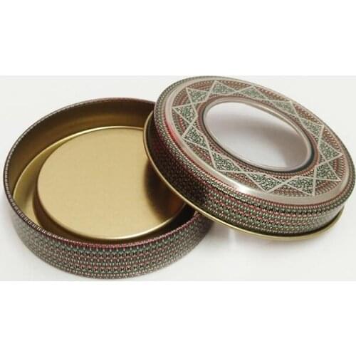 Size:92x20mm saffron tin box for 3-5 saffron packing box tin box with pvc window 100pcs/lot