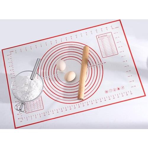 Silicone Baking Mats Sheet Pizza Rolling Dough Mat No Stick Pastry Utensils Bakeware Kneading Accessories