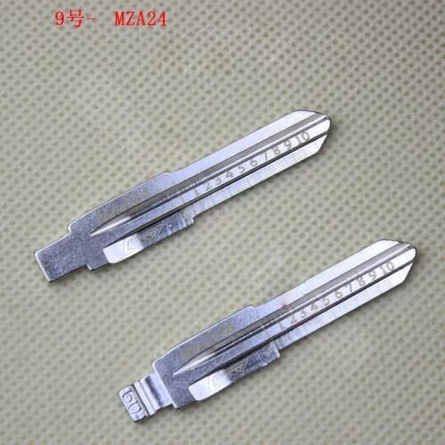 NO.09 MAZ24 Replacement Key Blade for Mazda Car Key Blanks with scale mark