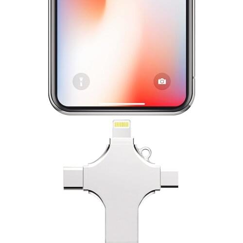 USB Flash Drive 32GB OTG Metal USB 3.0 Pen Drive Key 64GB Type C 3IN1 High Speed pendrive Mini Flash Drive Memory Stick