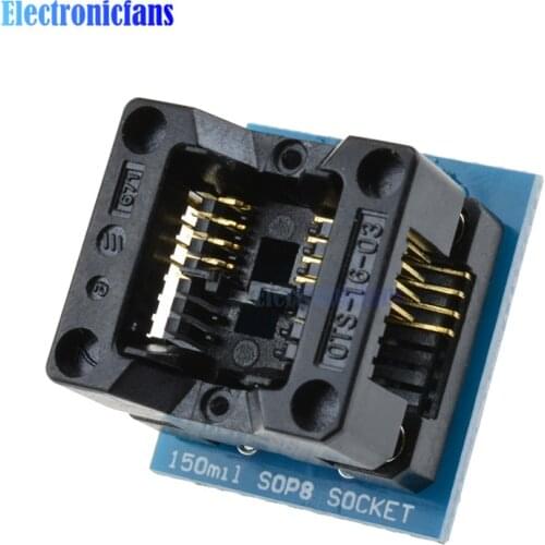 1PCS 150mil SOIC8 SOP8 to DIP8 EZ Programmer Adapter Socket Converter Module Suitable for ALL-11 Series