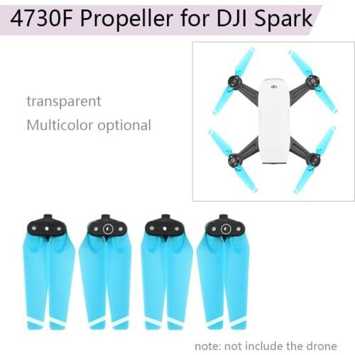 4 Pcs 4730F Propeller for DJI Spark 4730 Quick Release Props Blades Folding Propellers Drone Blade Screw Replacement Accessories
