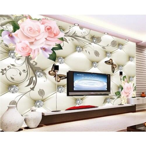 Beibehang Customized wallpaper for walls 3 d European Style Floral Treasure Background Wall Paintings wall papers home decor