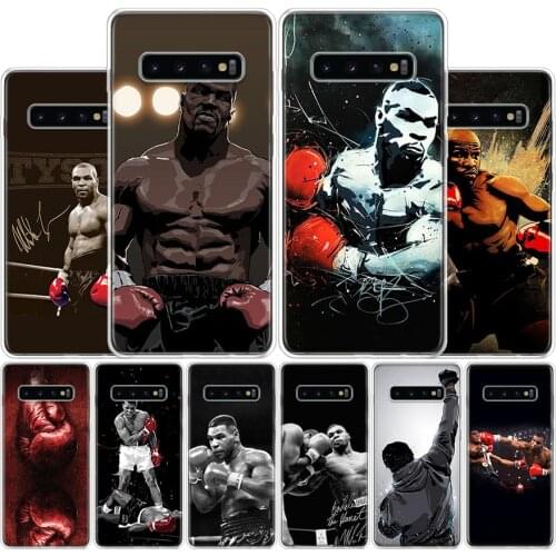 Mike Tyson Boxer Cover Phone Case For Samsung Galaxy A51 A71 A70 A50 A40 A30 A20E A10S A41 A21 A01 A6 A7 A8 A9 Plus Coque
