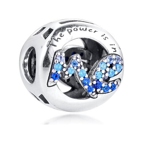 CKK Fits Pandora Bracelet We Can Do Anything Charm For Jewelry Making Silver 925 Original Bead
