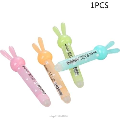 Kawaii Rabbit Eraser For Erasable Pen Cute School Office Supply Stationery Gift F26 21 Dropship