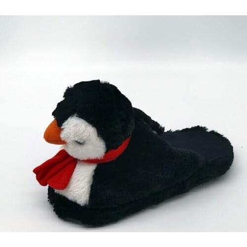 Penguin anime fur slippers timber land shoes men women winter slippers Custom slippers Home House Slippers Children indoor