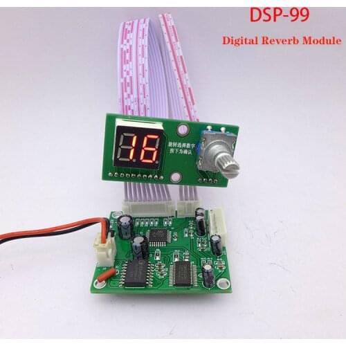 DSP digital reverb module Karaoke reverb board Mixer effector module 0-99 100 kinds of effect