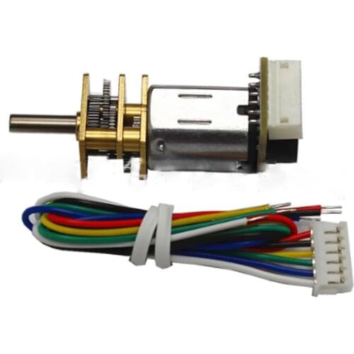 N20 Micro Encoder Gear Motor, High Torque DC 3V 6V Speed Reduction Motor for DIY RC Toys Robot