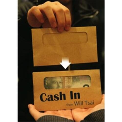 Cash In By Will Tsai (Gimmick+DVD) - Magic Tricks Close Up Magic Illusion Street Magic Fun Magia Toys Joke Gimmicks