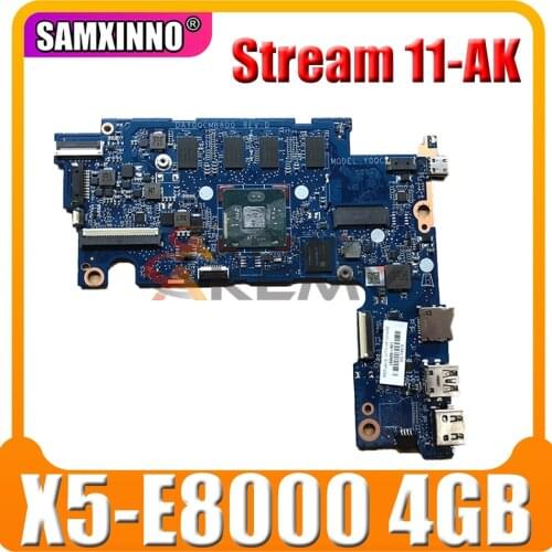 Laptop PC Motherboard Notebook for HP Stream 11-AK 11-AK1035NR DAY0QCMB8D0 L59929-601 DAY0QCMB8D0 Atom X5-E8000 4GB 32GeMMC