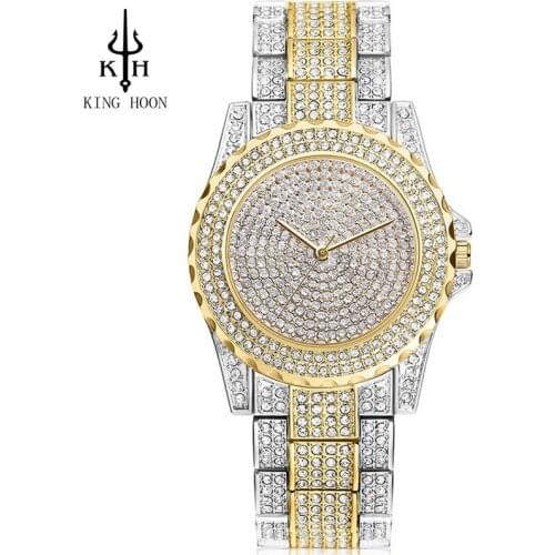 2016 New Arrival Luxury Women Watches Rhinestone Crystal Wristwatch Lady Dress Watch Mens Luxury Analog Quartz Watches Relogio