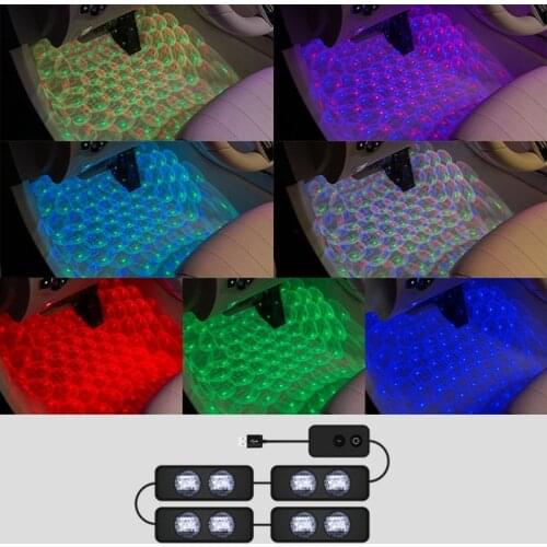 RGB Voice Activated Pickup Rhythm Light Creative Colorful Sound Control Ambient Atmosphere Lamp Music Indicator Car LED