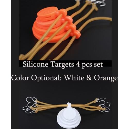 Silicone Target Plates, Suitable for Steel & Plastic BBs, Slingshot, Airsoft and Blowgun Darts Shooting