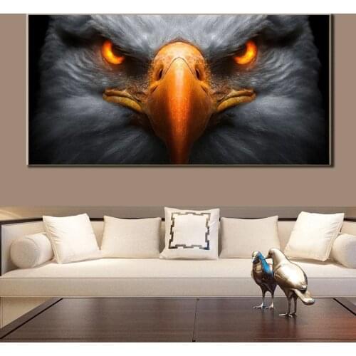 Modern Interior Murals Eagle Canvas Paintings Wall Art Animal Posters and Prints Wall Pictures for Living Room Home Decoration