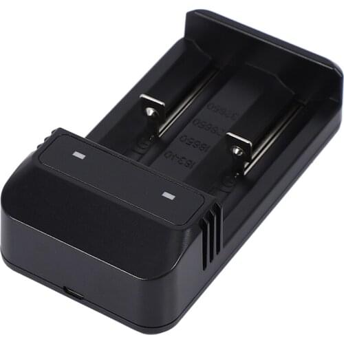Dual Solts Smart Charger for 32650 26650 18650 17670 16340(Cr123A) Lithium Battery