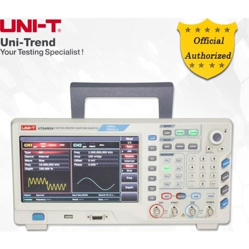 UNI-T UTG4082A Function/Arbitrary Waveform Generator; 2 Channels, 80MHz Bandwidth, 500MSa/s Sample Rate