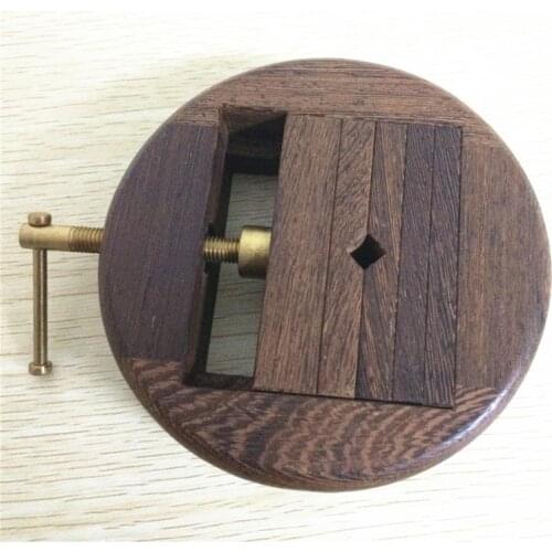 Wenge seal clip / mahogany circular printed bed / solid wood bed jig / wood carving tool factory direct