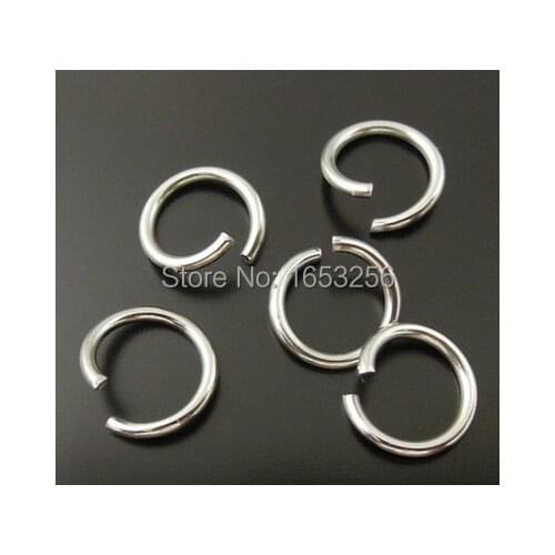 1*5mm Lot OF 1000pcs Strong 316L Stainless Steel Jump Ring Suit for DIY Necklace