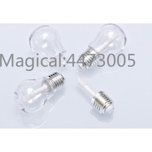 10/30/50pcs Silver Light Bulb Lip Glaze Tube Lip Gloss Bottle Lipgloss Tube Liploss Container Empty Makeup DIY Lip Glaze Tube